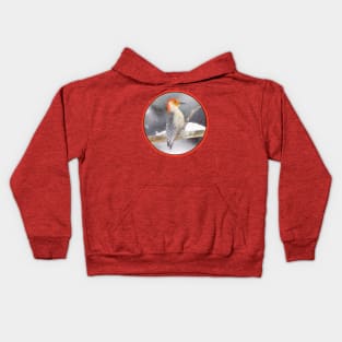 Red-Bellied Woodpecker Kids Hoodie